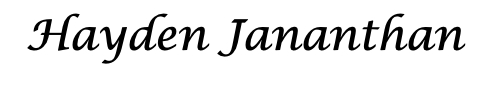 Dr. Hayden Jananthan